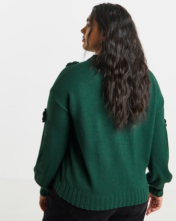 Lovedrobe Floral Applique Jumper