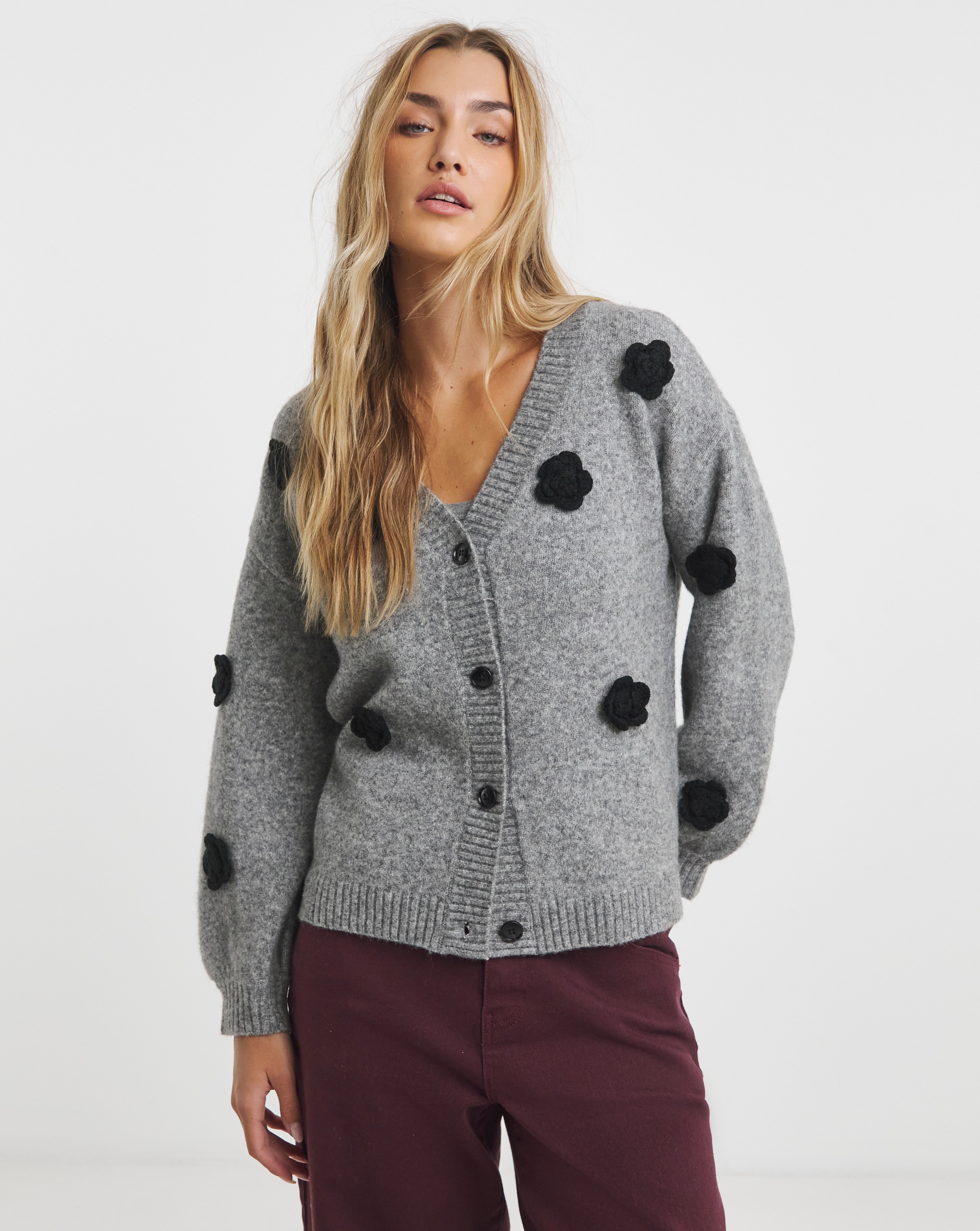 Native Youth Applique Cardigan