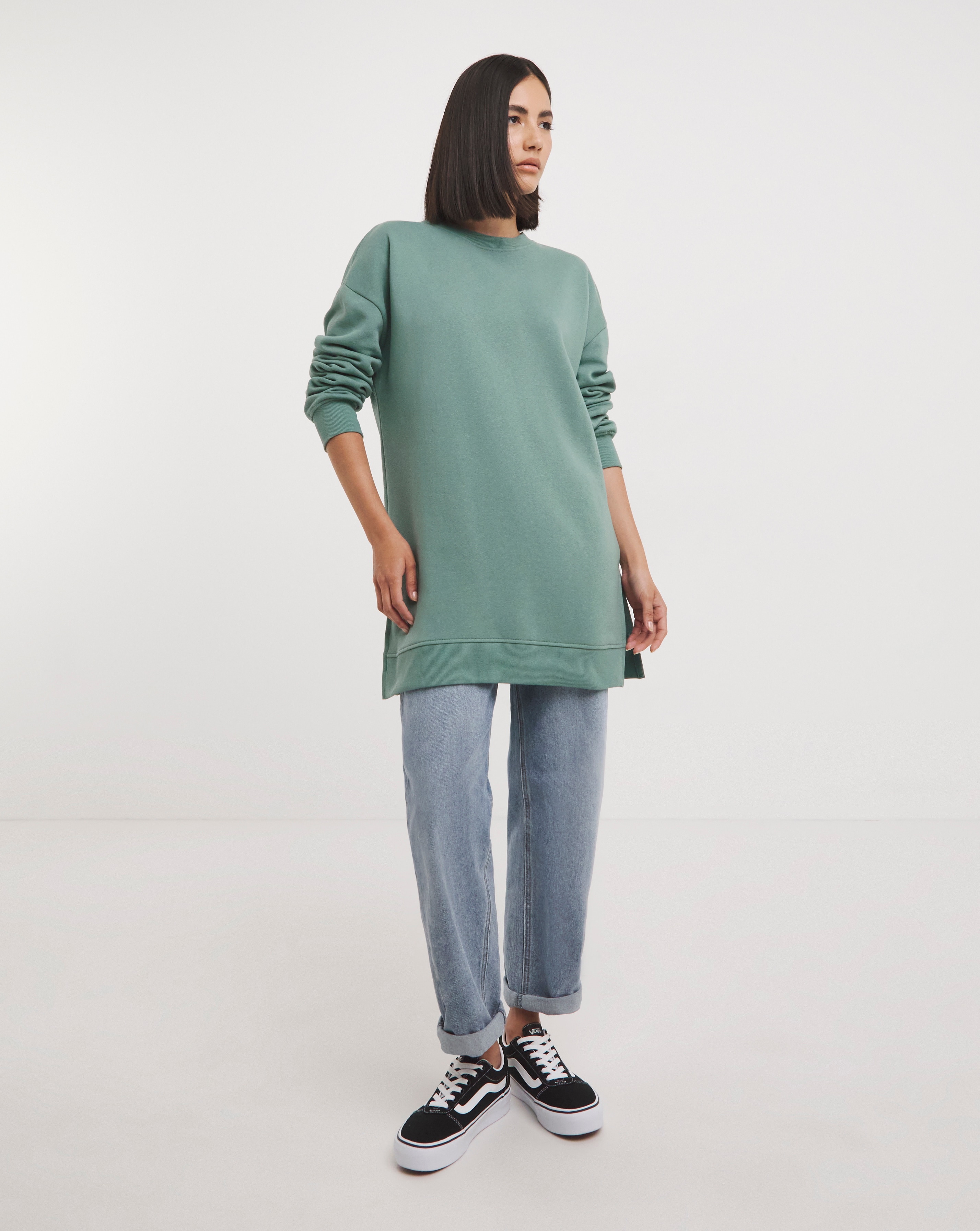 Side split sweatshirt sale