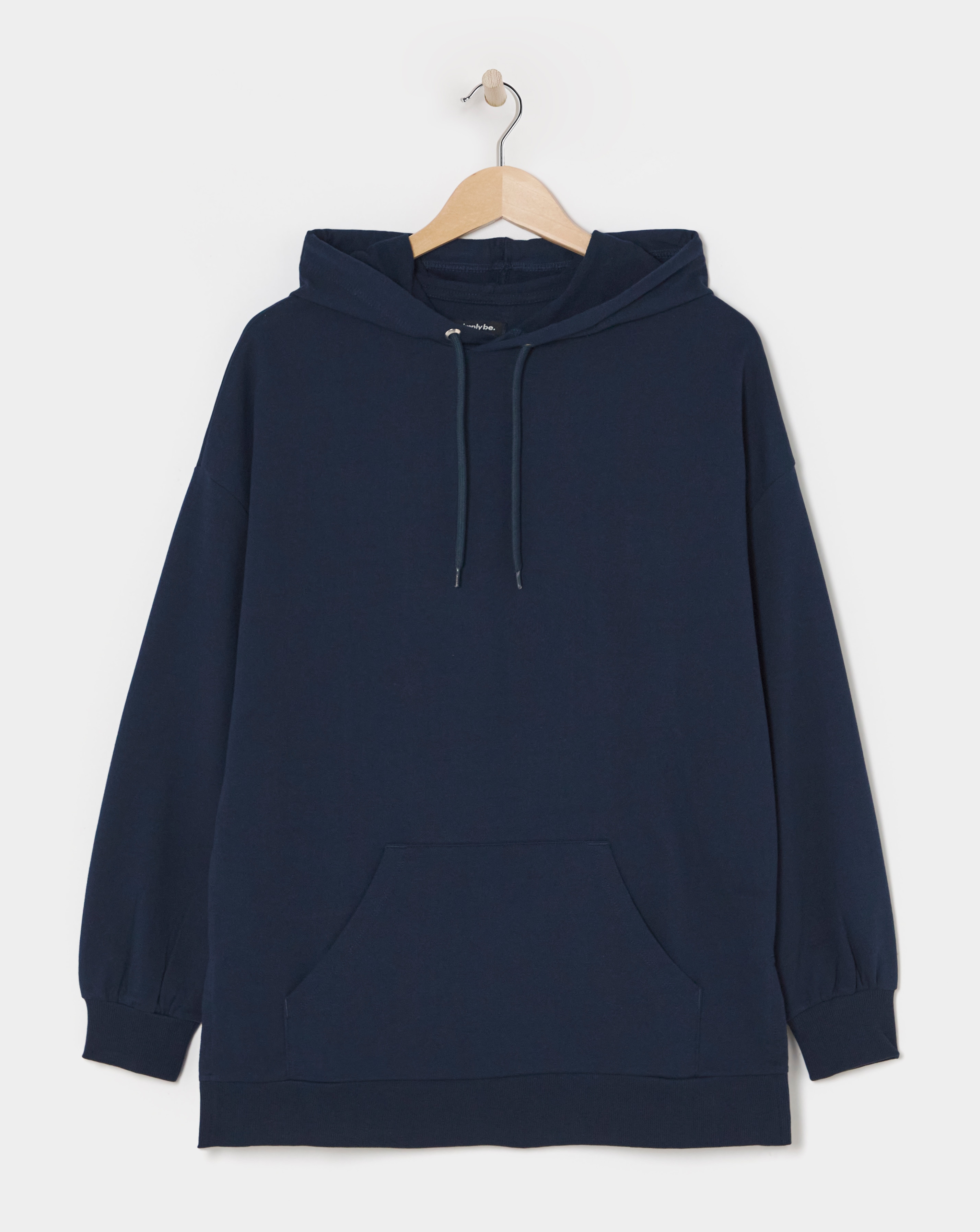 Navy Longline Hooded Tunic