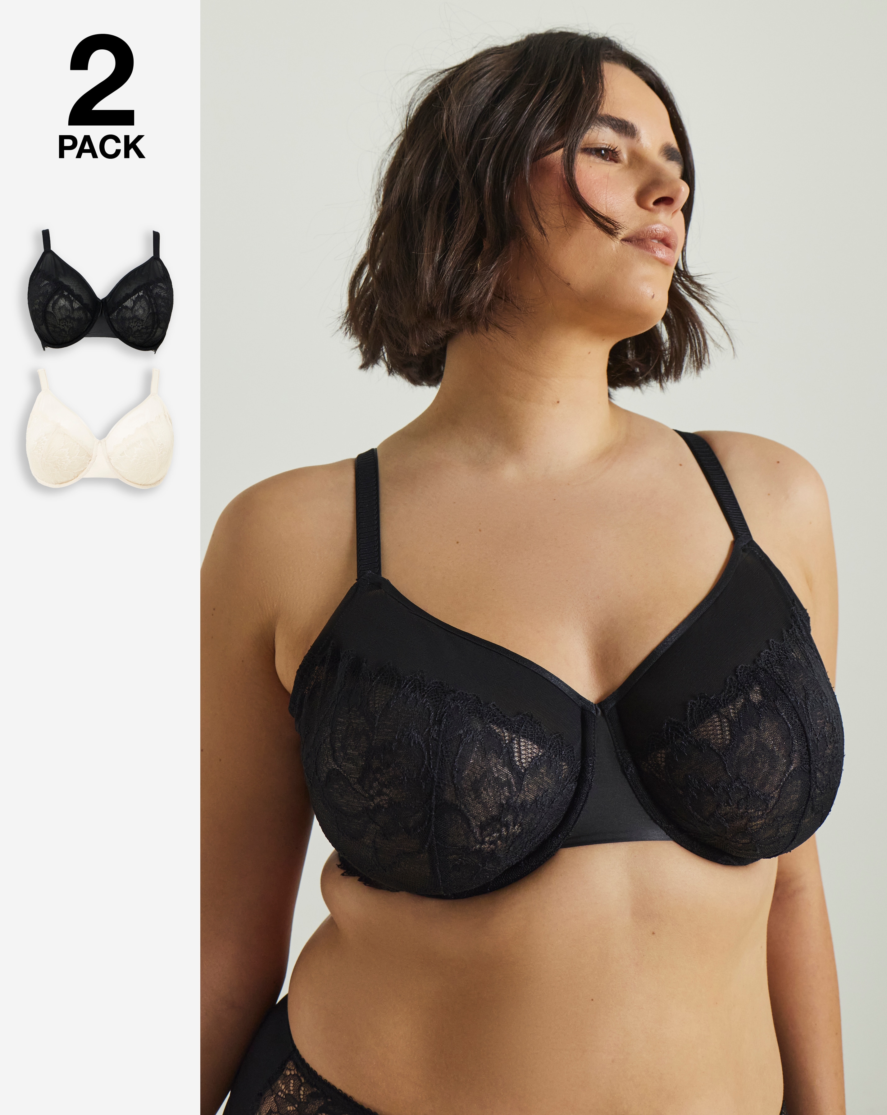 Pretty Secrets 2 Pack Willow Bras