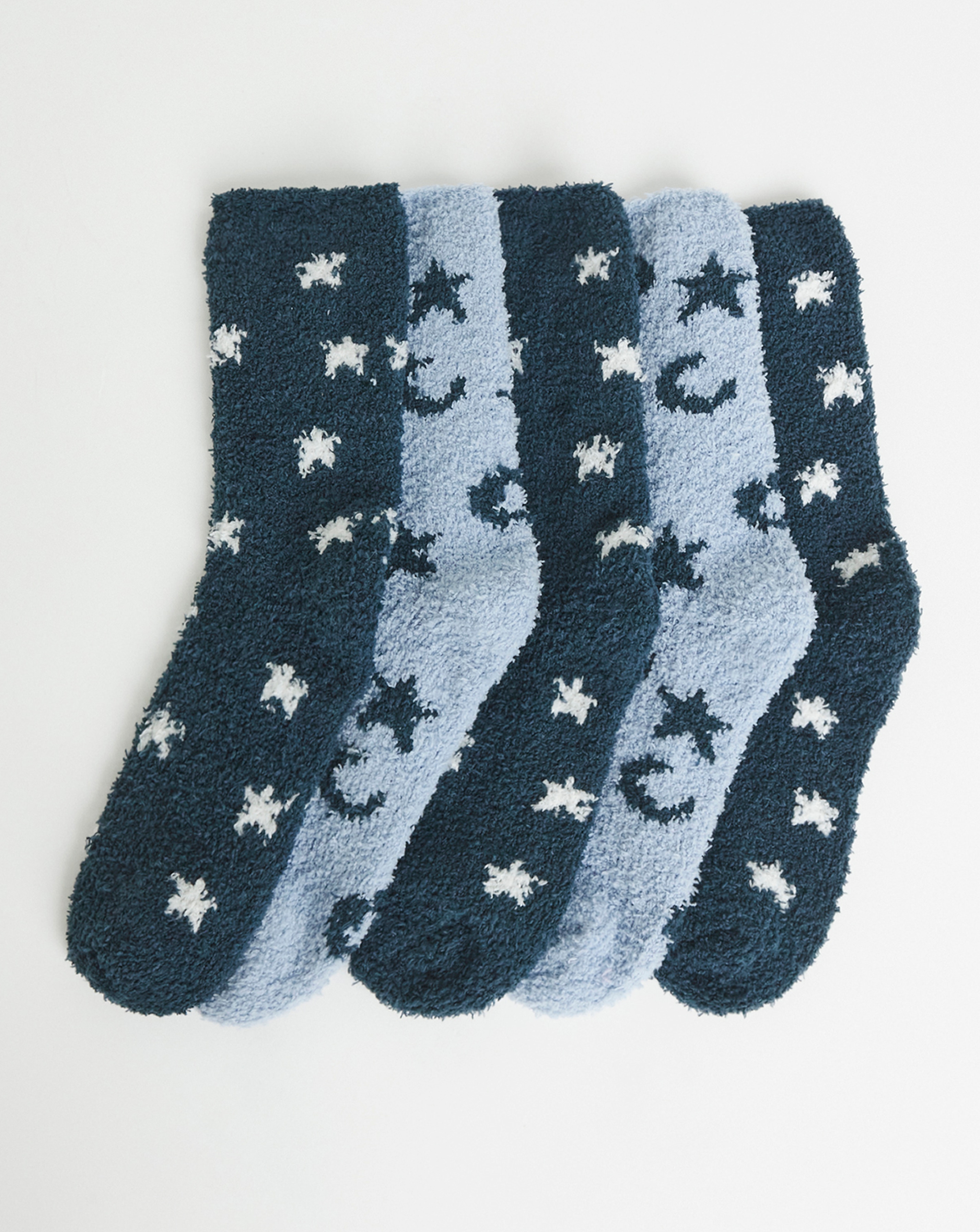 5 Pack Fluffy Socks
