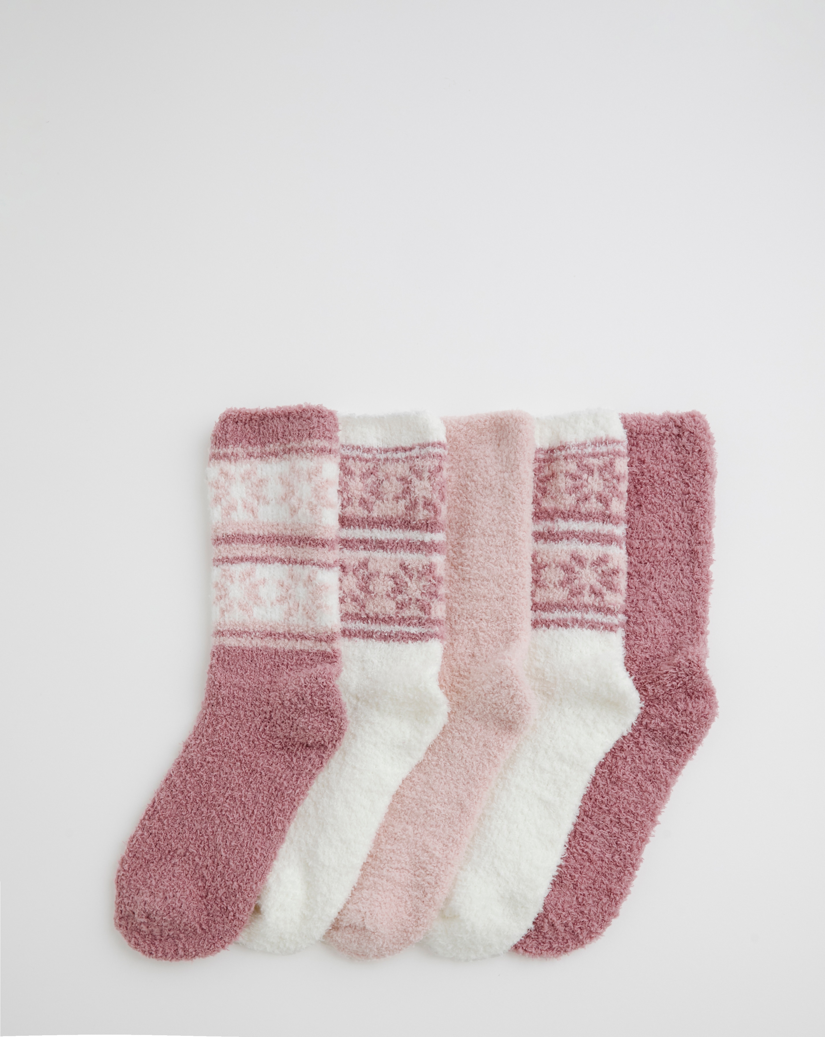 5 Pack Fluffy Socks