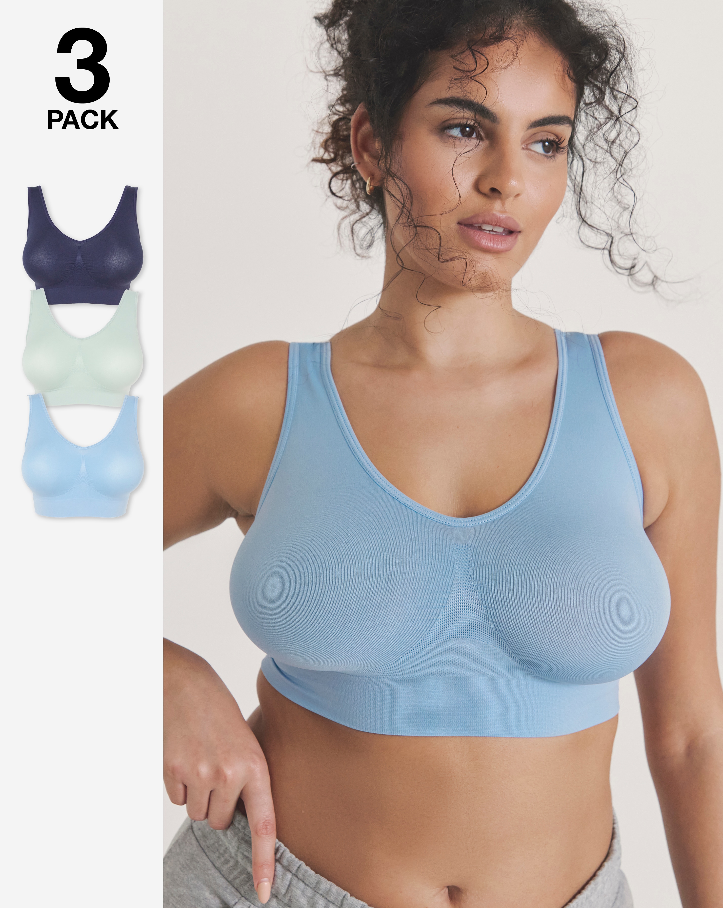 New In - Pretty Secrets 3 Pack Comfort Tops