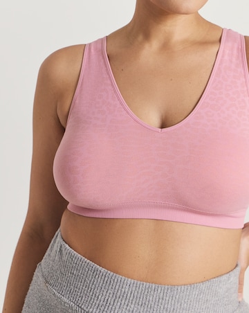 Pretty Secrets (2 Pack) Animal Knitted Padded Comfort Tops Navy/Pink