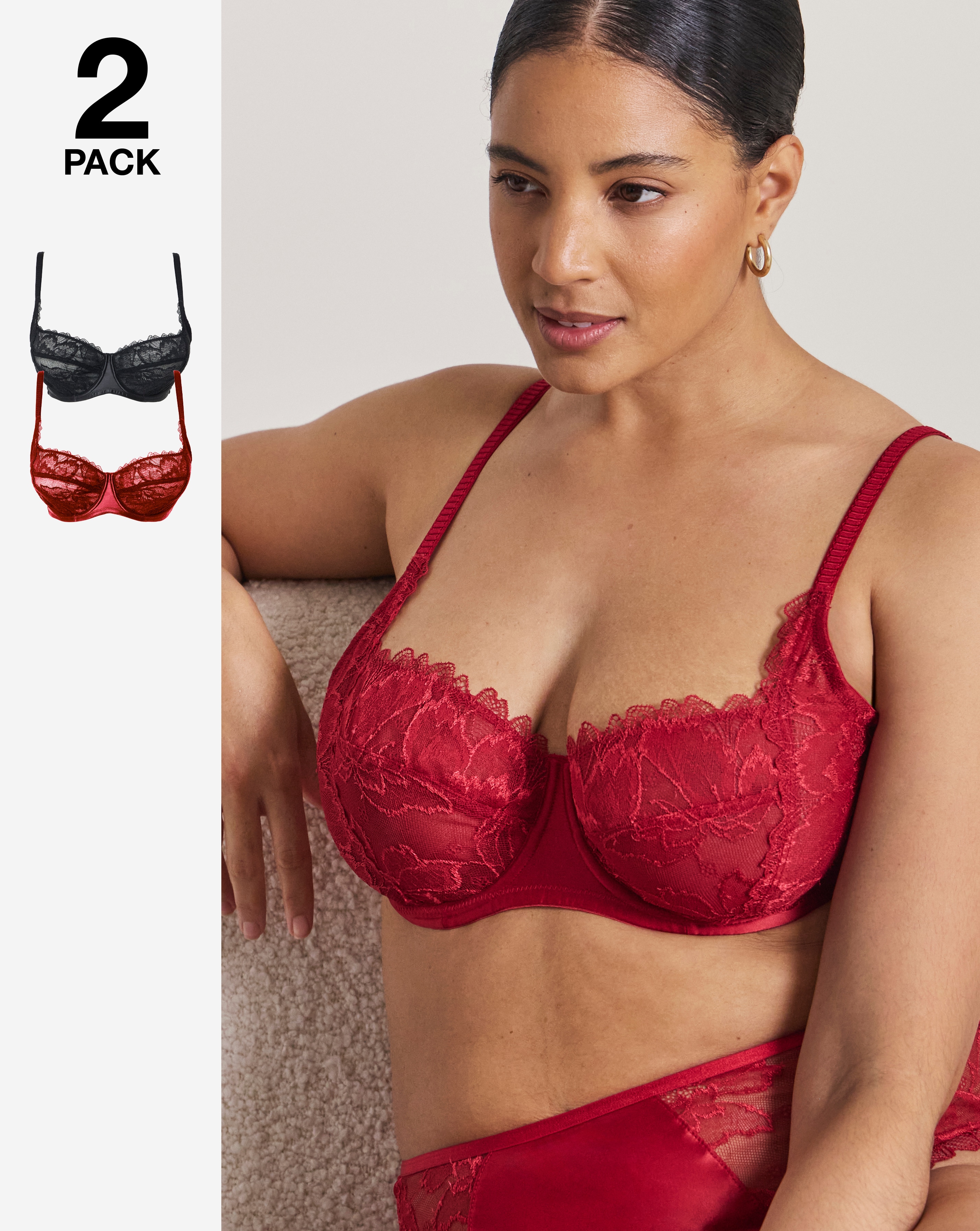 New In - Pretty Secrets 2 Pack Willow Bras