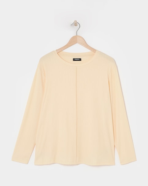 Simply Be Exposed Seam Rib Top