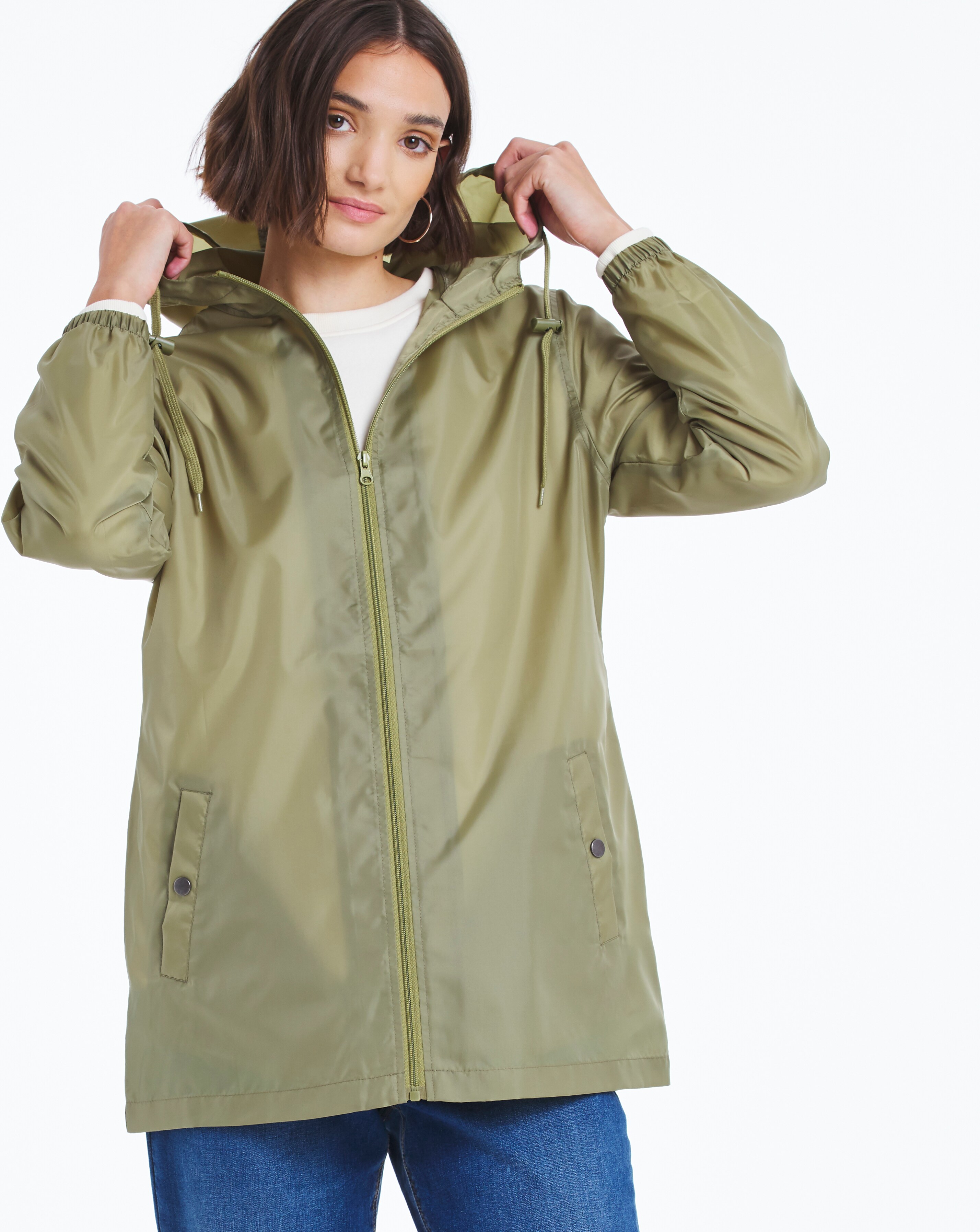 Khaki Pac-a-Mac | Simply Be