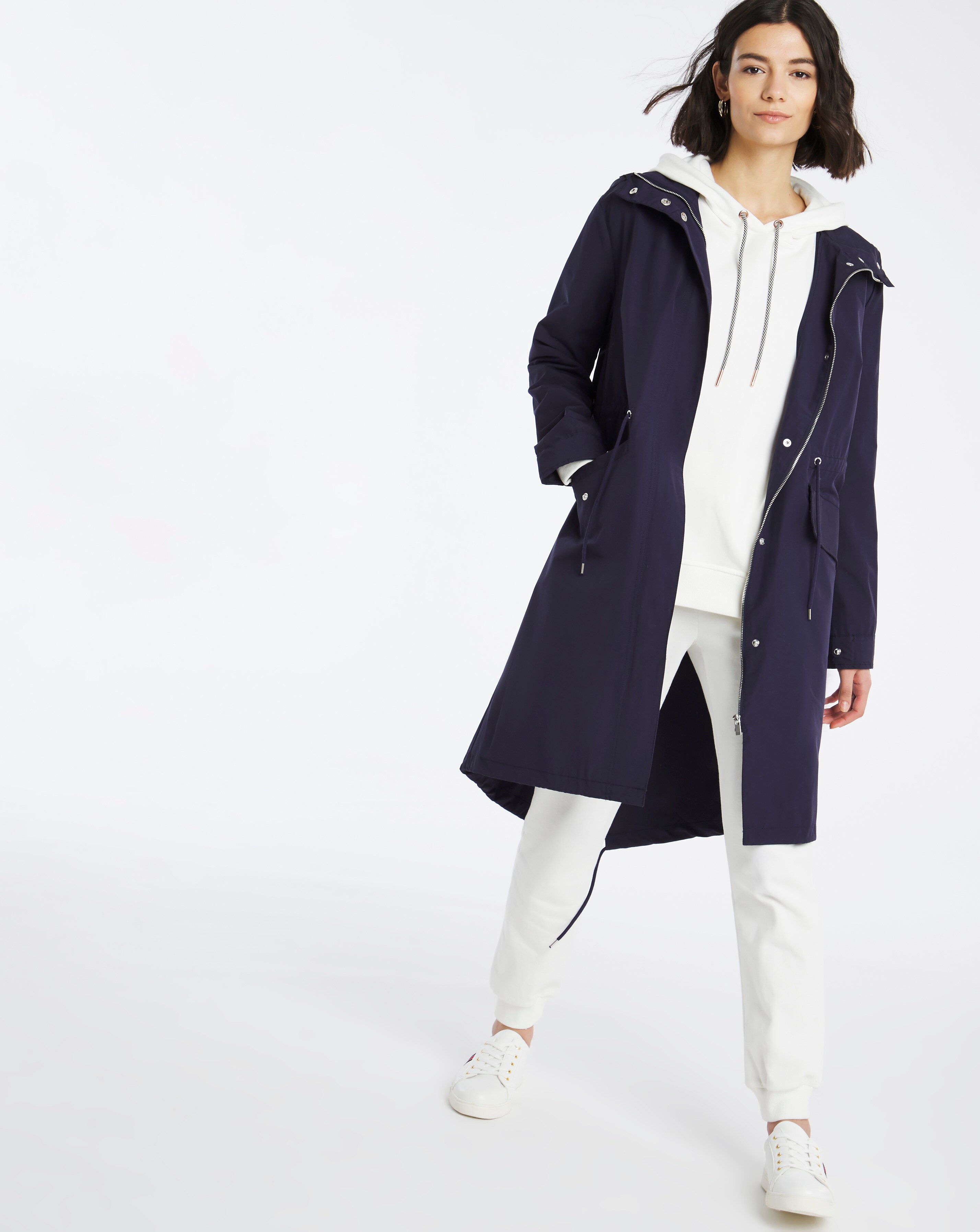 shower resistant lightweight parka