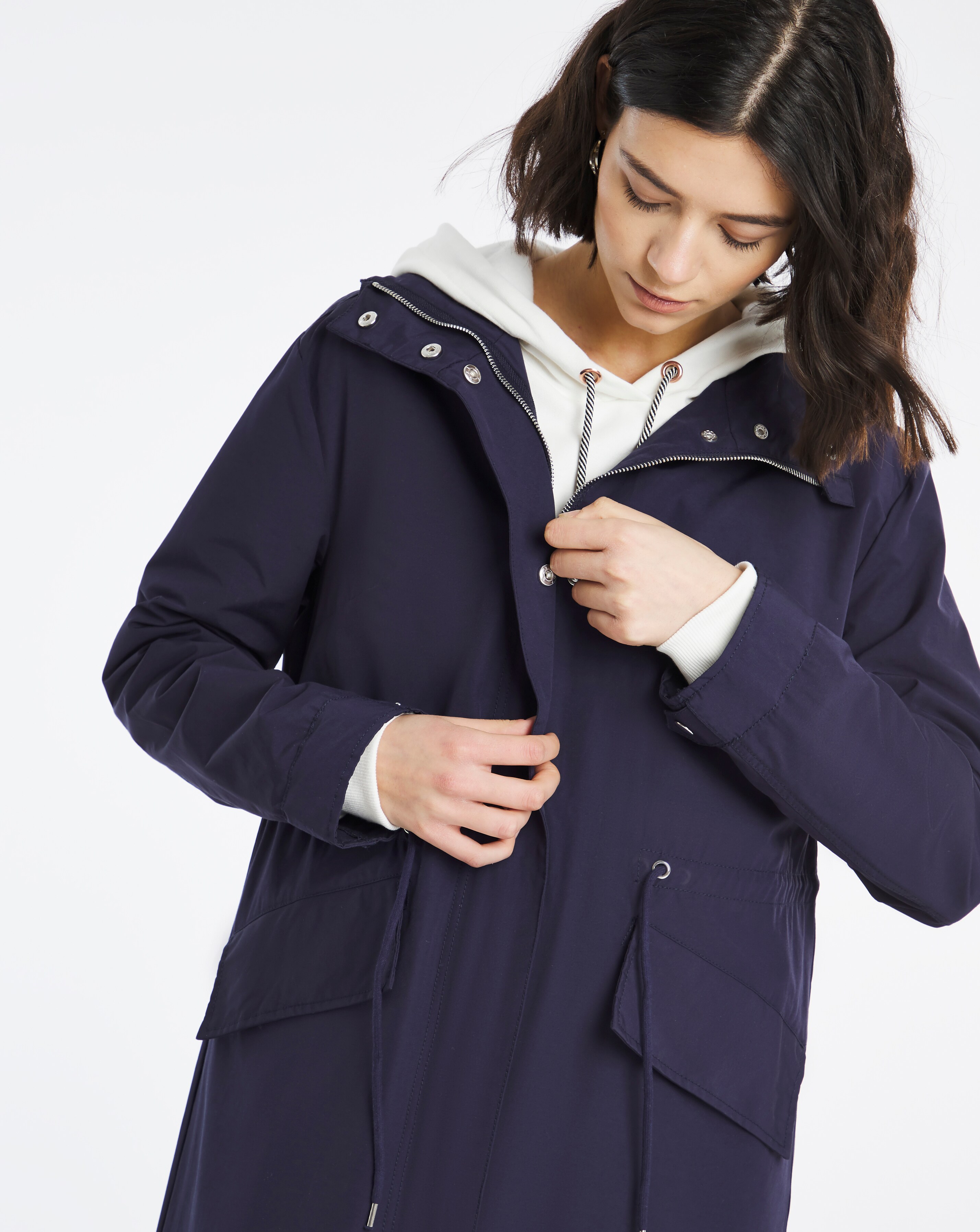 shower resistant lightweight parka