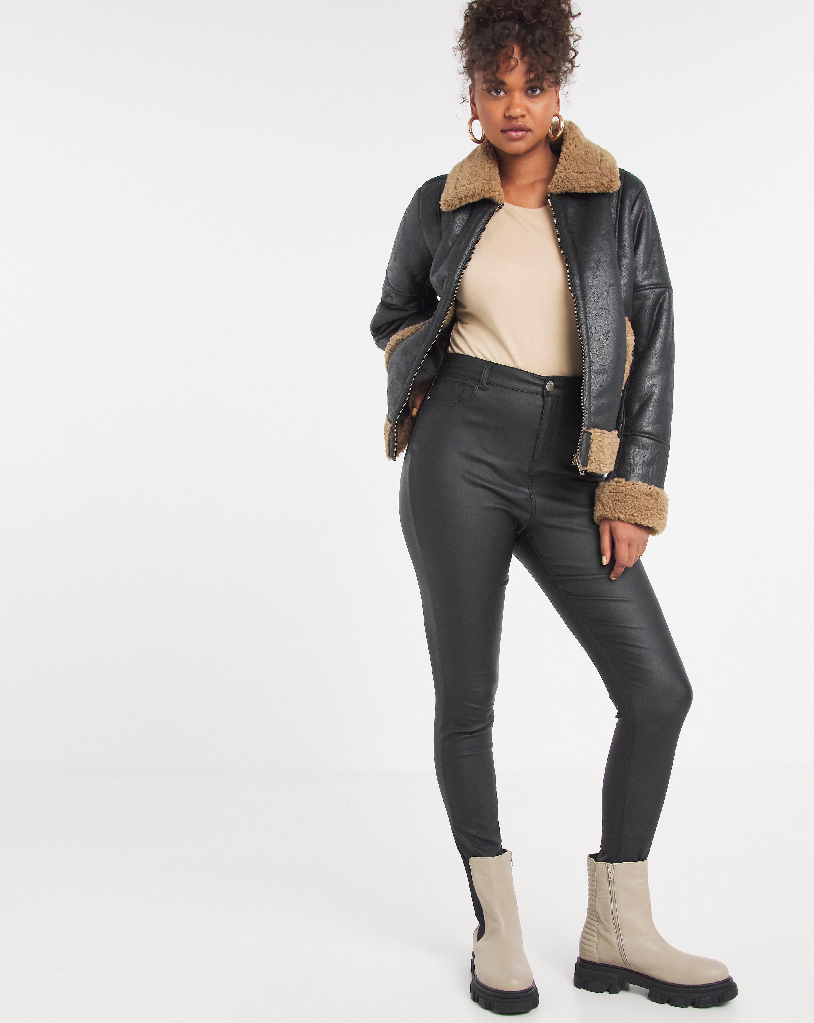 simply be leather jacket