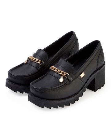 Kickers Klio Chain Loafers Standard D Fit | Simply Be