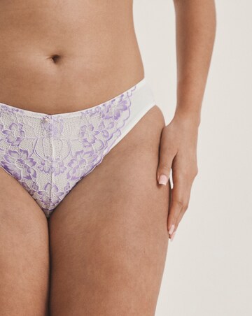 Ann Summers Sexy Lace Planet Brazilian WhiteLilac