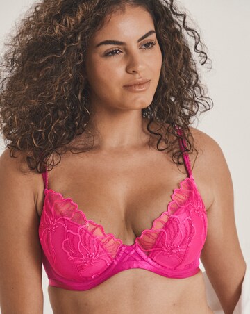 Ann Summers Floral Fling Padded Plunge Mid Pink