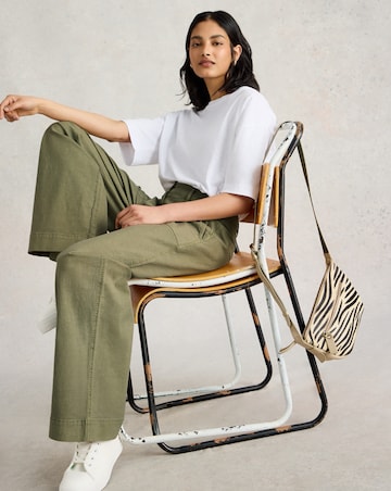 White Stuff Twister Wide Leg Trouser