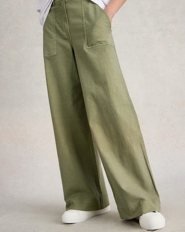 White Stuff Twister Wide Leg Trouser