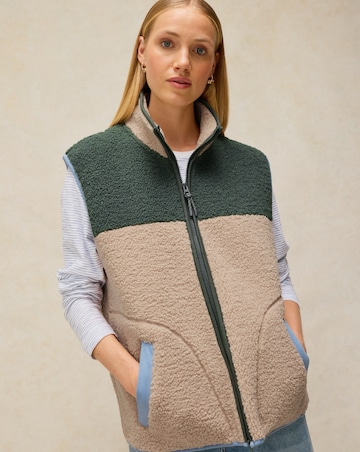 White Stuff Borg Zip Through Gilet