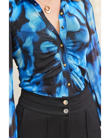 Sosandar Ponte Contour Waist Flare Trouser