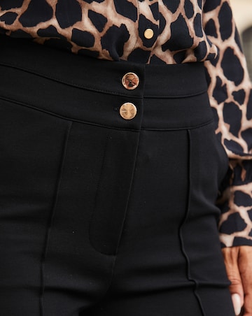 Sosandar Ponte Contour Waist Flare Trouser