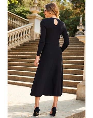 Sosandar Button And Chain Dress