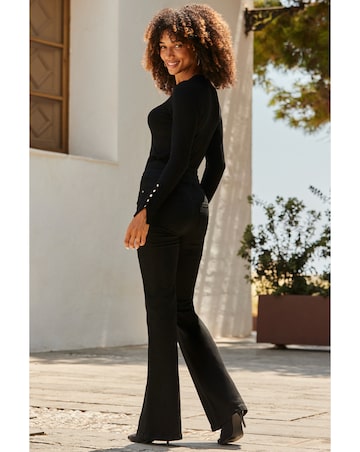 Sosandar Contour Waist Kickflare Jean