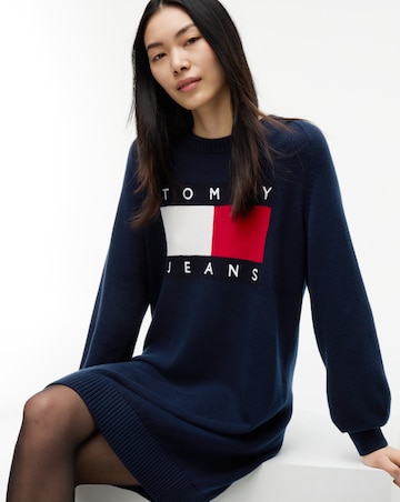 Tommy Jeans Sweater Flag Dress