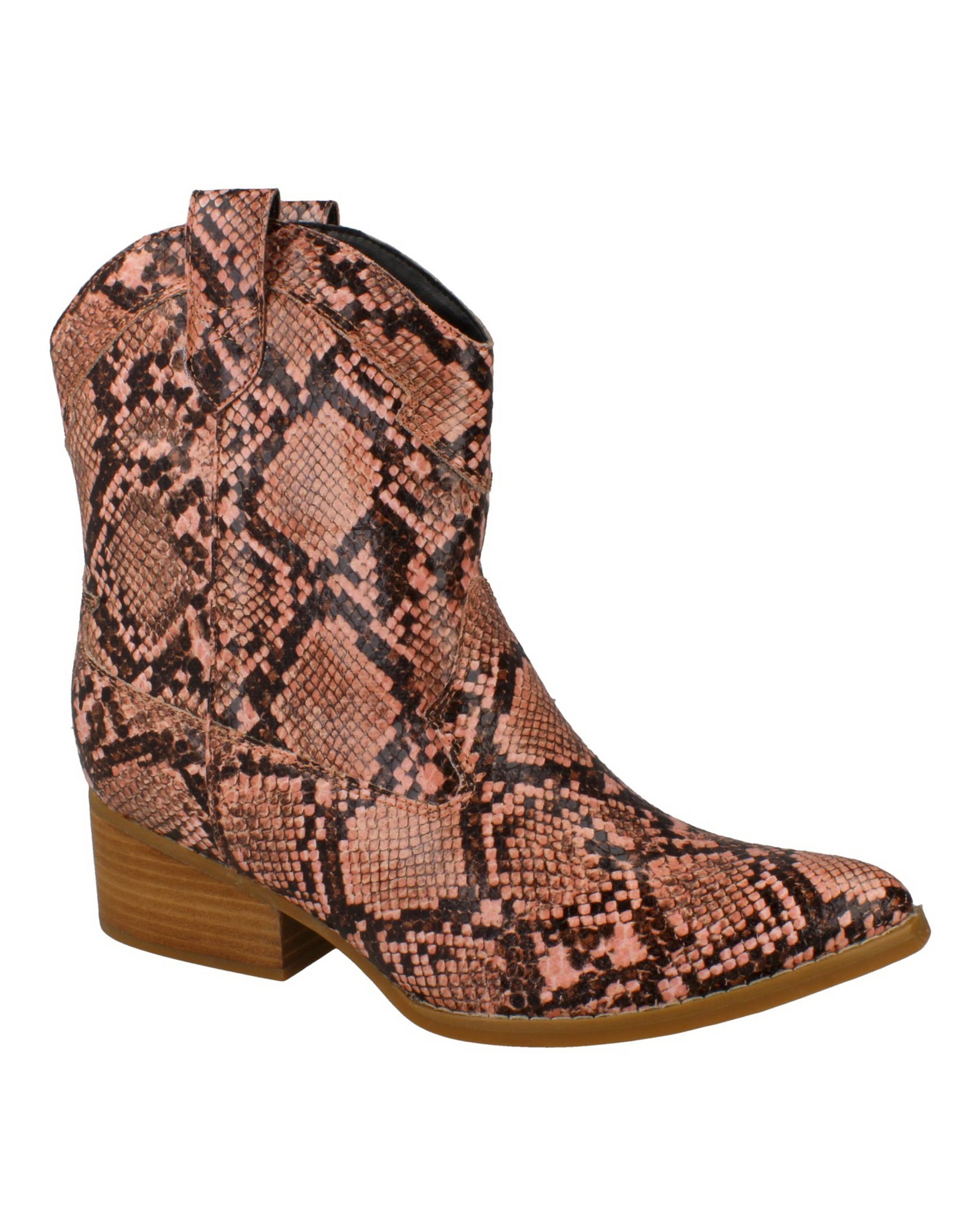 Snake Print Western Boot Standard Fit Simply Be