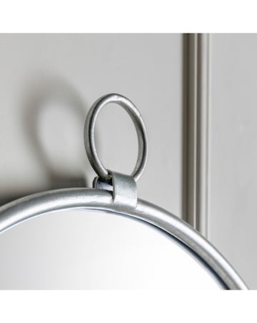 Gallery Bayswater Large Silver Round Mirror
