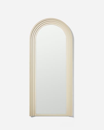 Ribbed Arch Leaner Mirror