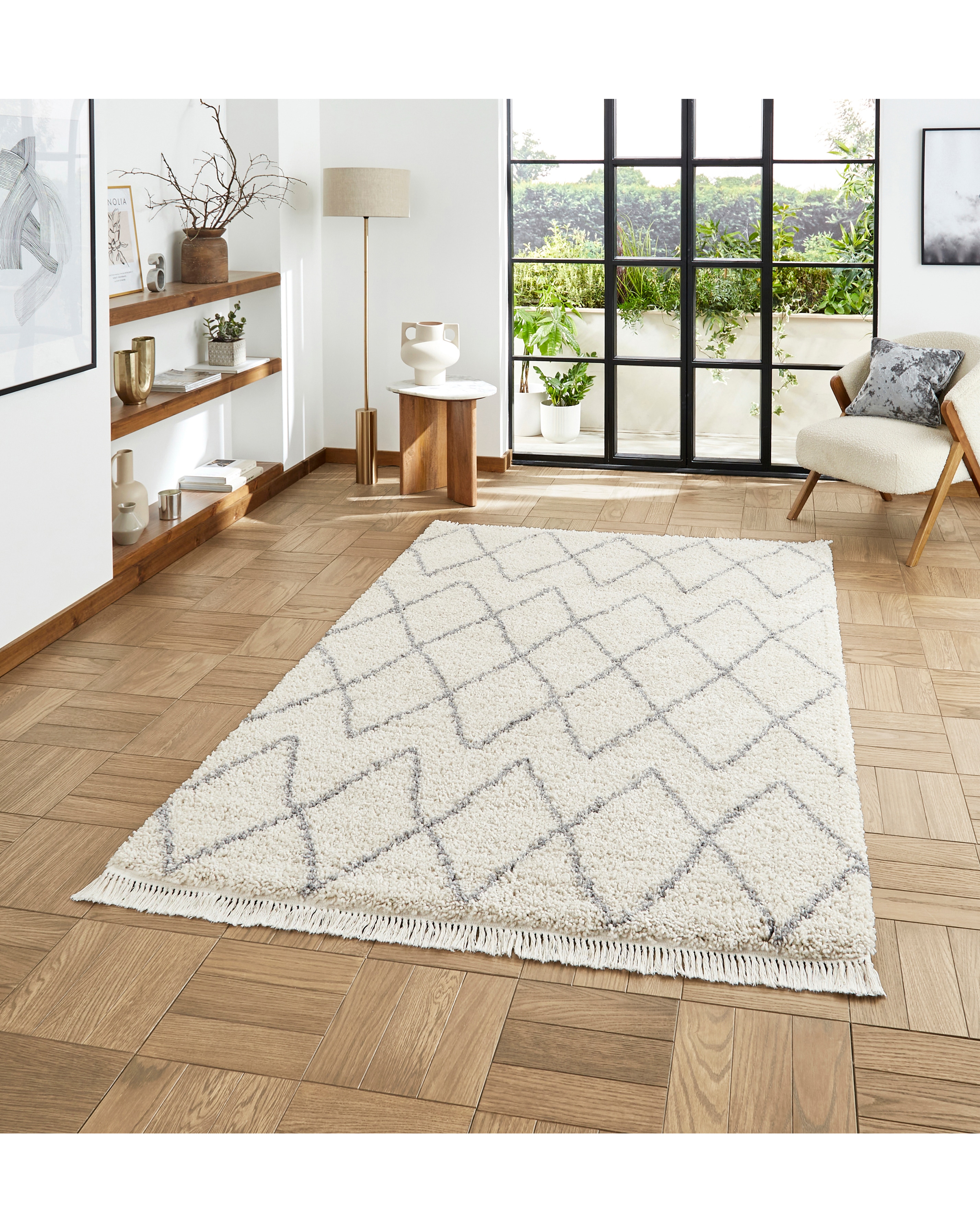 New In - Think Rugs Boho Fringe Rug