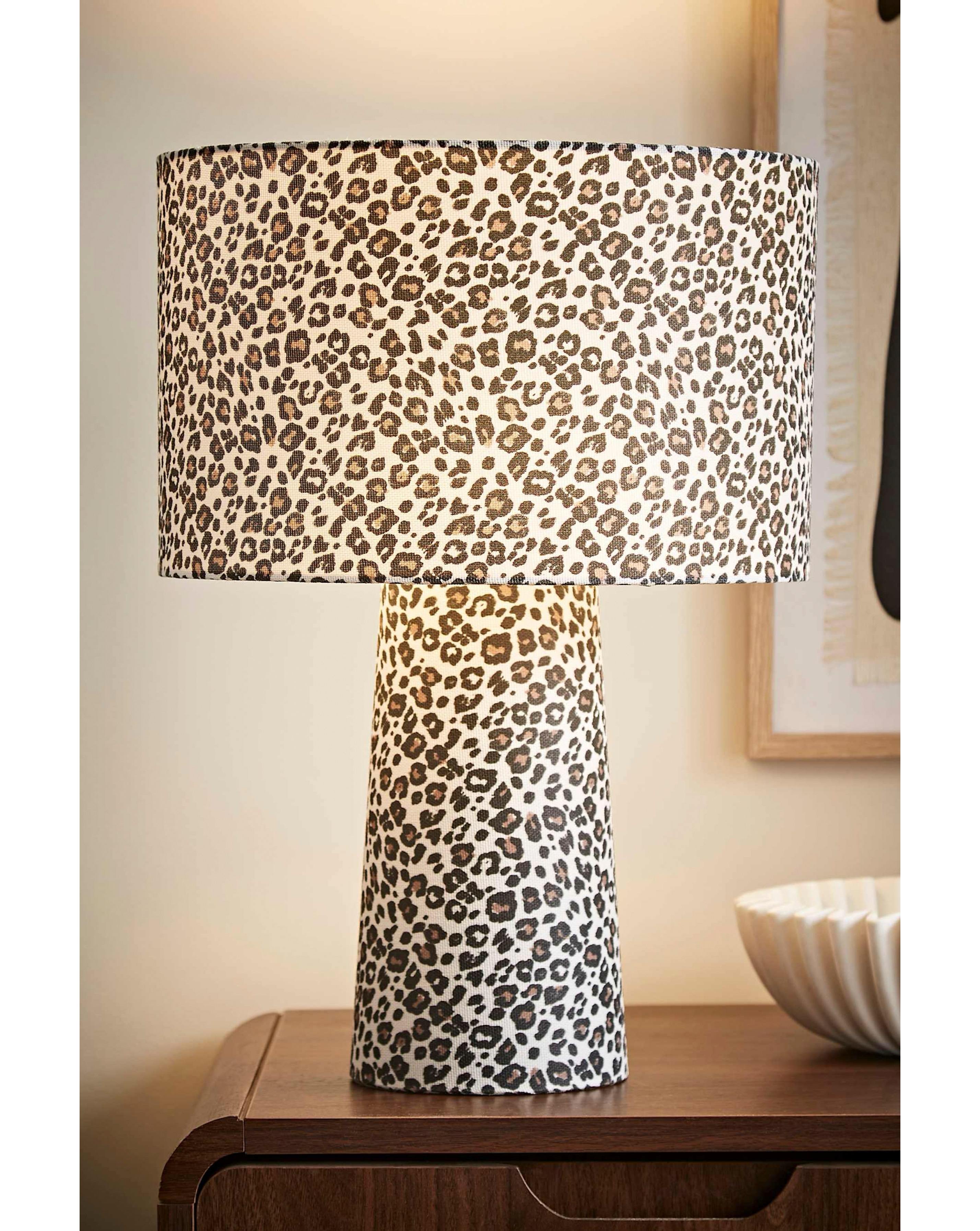 New In - Bertie Leopard Print Table Lamp