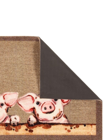 My Mat Nylon Indoor Pattern Piglets Doormat