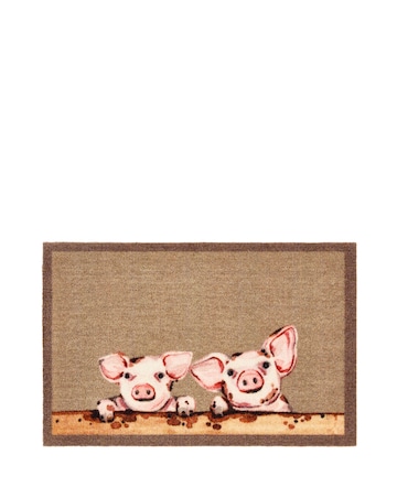 My Mat Nylon Indoor Pattern Piglets Doormat