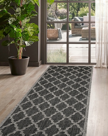 Trellis Gel Flatweave Runner
