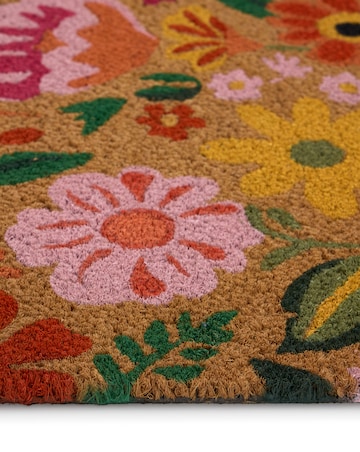 My Mat Printed Coir Bright Blooms Doormat