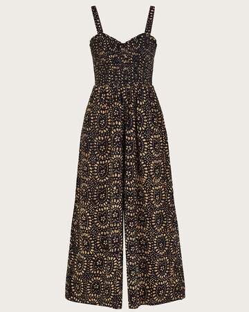 Monsoon Batik Print Wide Leg Jumpsuit