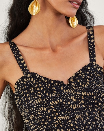 Monsoon Batik Print Wide Leg Jumpsuit