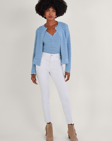 Monsoon Pointelle Knit Cardigan