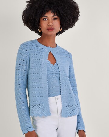 Monsoon Pointelle Knit Cardigan