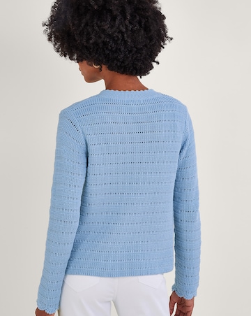Monsoon Pointelle Knit Cardigan