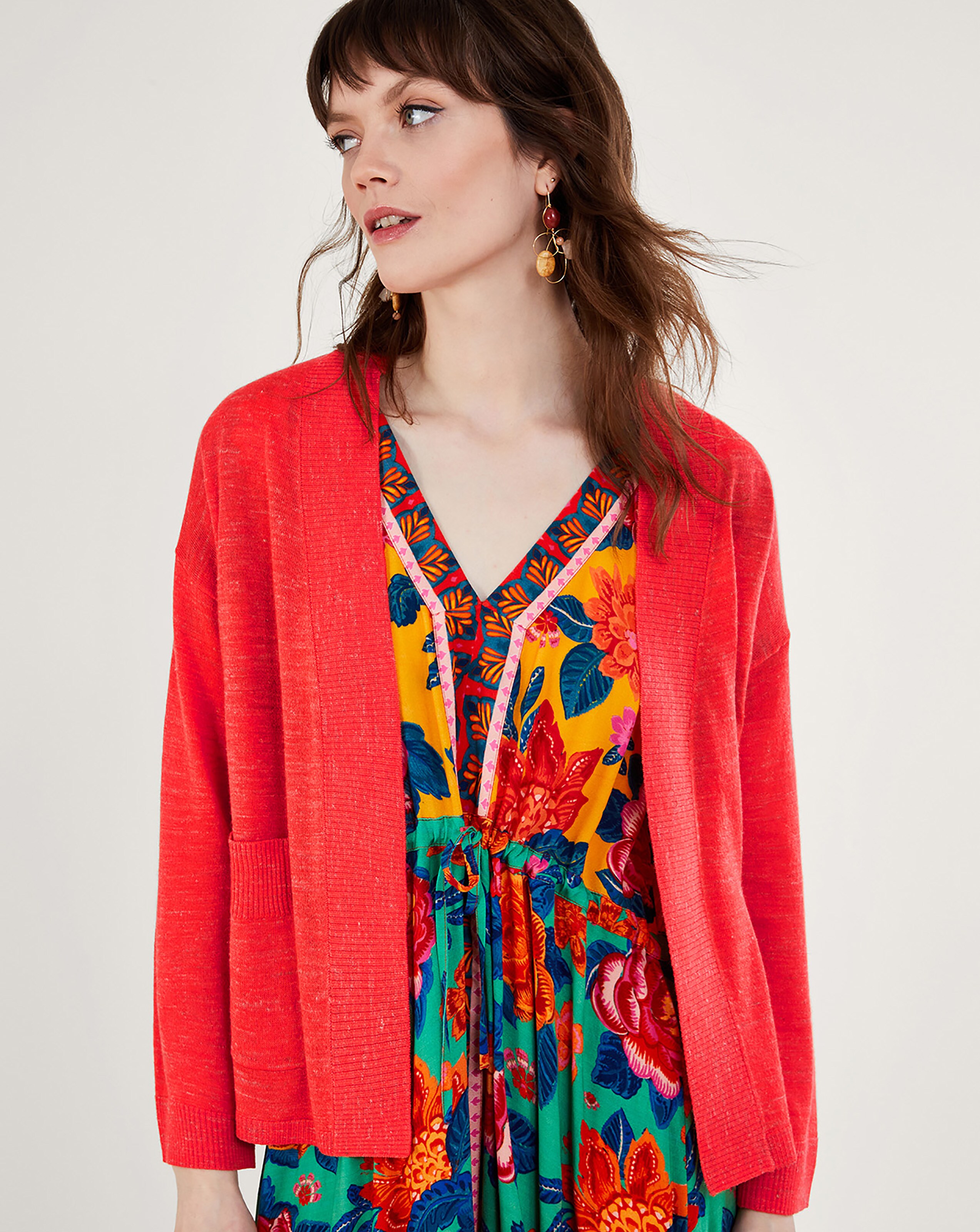 Monsoon linen cardigan outlet
