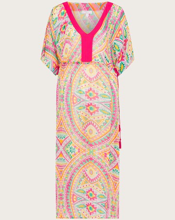 Monsoon Mosaic Print Maxi Kaftan
