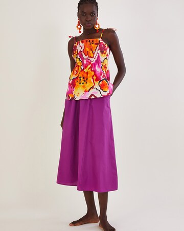 Monsoon Patsey Flared Midi Skirt