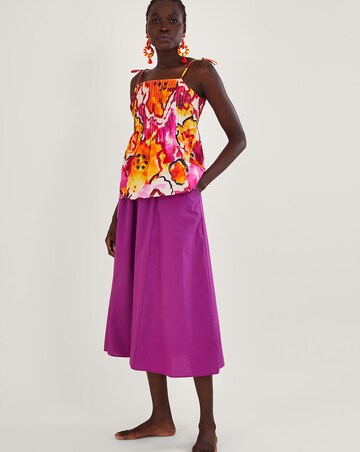 Monsoon Chantal Pleated Print Cami Top