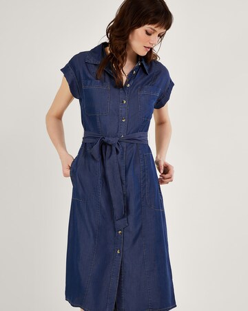 Monsoon Denim Shirt Dress