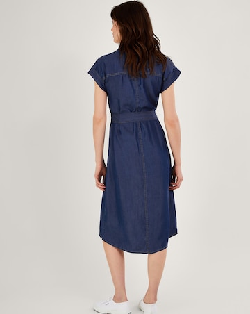 Monsoon Denim Shirt Dress