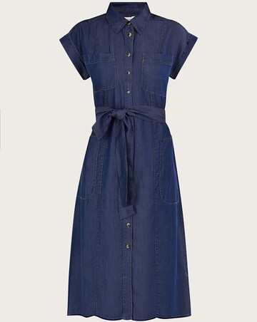 Monsoon Denim Shirt Dress
