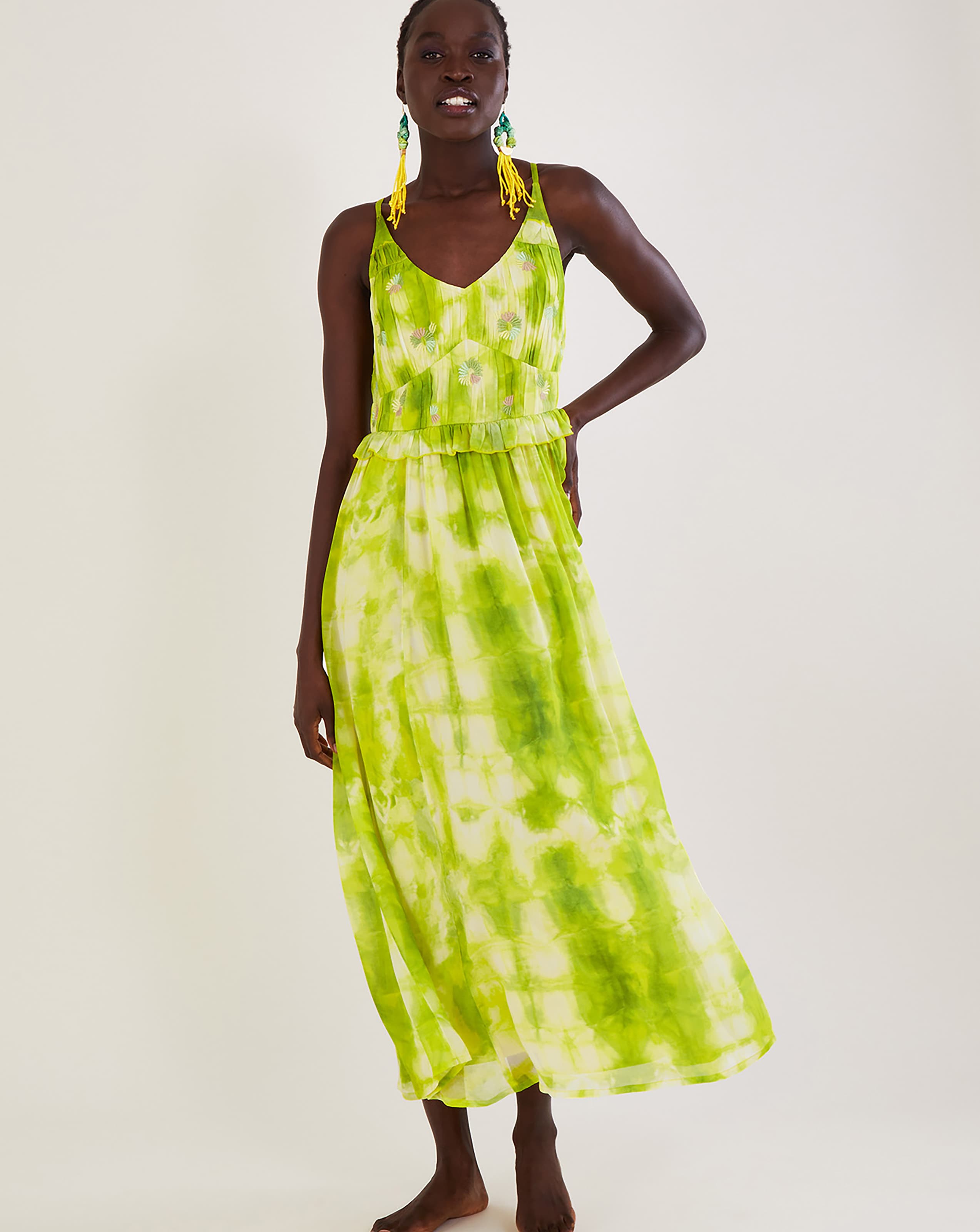 Monsoon yellow dresses sales