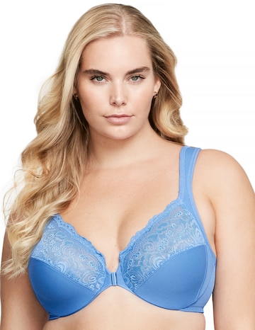 Glamorise Plus Size WonderWire Front-Closure Bra 1245