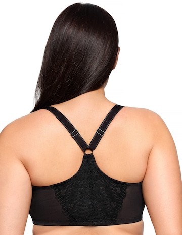 Glamorise Plus Size Front-Close T-Back WonderWire 1246